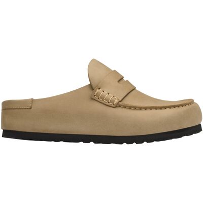 Birkenstock - Mocassins en cuir huilé - Naples Wrapped LEOI Regular Tabacco Brown en Cuir - Taille 43 - Marron - Publicité Birkenstock - Mocassins en cuir huilé - Naples Wrapped LEOI Regular Tabacco Brown en Cuir - Taille 43 - Marron - Publicité