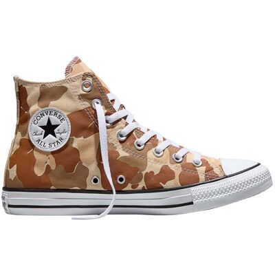 Converse - Sneakers hautes en toile - Chuck Taylor All Star High Camo Miso Glaze/Warm Quarry pour Homme - Taille 41.5 - Marron - Publicité Converse - Sneakers hautes en toile - Chuck Taylor All Star High Camo Miso Glaze/Warm Quarry pour Homme - Taille 41.5 - Marron - Publicité