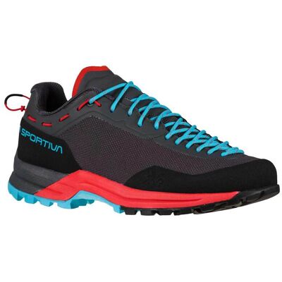 La Sportiva - Chaussures d'approche - Tx Guide Woman Carbon/Hibiscus pour Femme - Taille 38 - Gris - Publicité La Sportiva - Chaussures d'approche - Tx Guide Woman Carbon/Hibiscus pour Femme - Taille 38 - Gris - Publicité