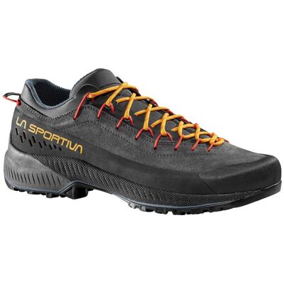 La Sportiva - Chaussures d'approche - TX4 Evo Carbon/Papaya pour Homme en Cuir - Taille 44,5 - Noir - Publicité La Sportiva - Chaussures d'approche - TX4 Evo Carbon/Papaya pour Homme en Cuir - Taille 44,5 - Noir - Publicité
