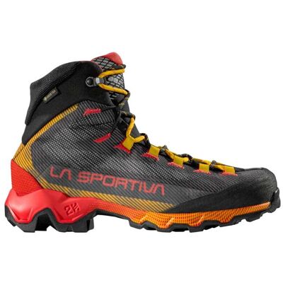 La Sportiva - Chaussures de randonnée en GORE-TEX® - Aequilibrium Hike GTX Carbon/Yellow pour Homme - Taille 41,5 - Jaune - Publicité La Sportiva - Chaussures de randonnée en GORE-TEX® - Aequilibrium Hike GTX Carbon/Yellow pour Homme - Taille 41,5 - Jaune - Publicité