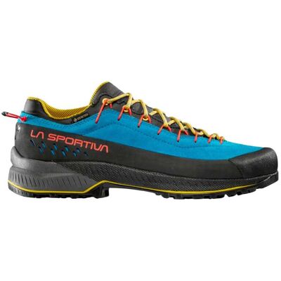 La Sportiva - Chaussures d'approche en GORE-TEX® - TX4 Evo GTX Tropic Blue/Bamboo pour Homme en Cuir - Taille 43 - Bleu - Publicité La Sportiva - Chaussures d'approche en GORE-TEX® - TX4 Evo GTX Tropic Blue/Bamboo pour Homme en Cuir - Taille 43 - Bleu - Publicité