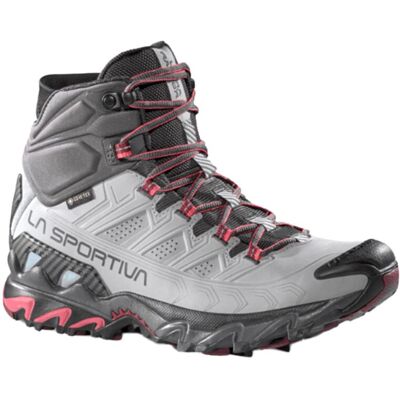 La Sportiva - Chaussures de trekking en GORE-TEX® - Ultra Raptor II Mid Leather W GTX Cloud/Redwood pour Femme en Cuir - Taille 41 - Gris - Publicité La Sportiva - Chaussures de trekking en GORE-TEX® - Ultra Raptor II Mid Leather W GTX Cloud/Redwood pour Femme en Cuir - Taille 41 - Gris - Publicité