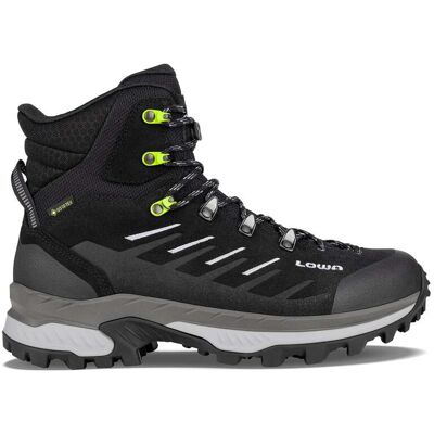 Lowa - Chaussures de trekking GORE-TEX® - Randir GTX Mid Black/Grey pour Homme en Cuir - Taille 42,5 - Noir - Publicité Lowa - Chaussures de trekking GORE-TEX® - Randir GTX Mid Black/Grey pour Homme en Cuir - Taille 42,5 - Noir - Publicité
