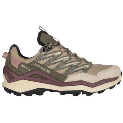 Lowa - Chaussures de randonnée GORE-TEX® - Maddox Pro GTX Lo Ws Desert/Old Rose pour Femme - Taille 36,5 - Marron - Publicité Lowa - Chaussures de randonnée GORE-TEX® - Maddox Pro GTX Lo Ws Desert/Old Rose pour Femme - Taille 36,5 - Marron - Publicité
