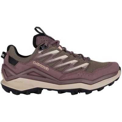 Lowa - Chaussures de randonnée journée - Maddox Pro Lo Ws Brown Rose/Peach pour Femme - Taille 39,5 - Publicité Lowa - Chaussures de randonnée journée - Maddox Pro Lo Ws Brown Rose/Peach pour Femme - Taille 39,5 - Publicité