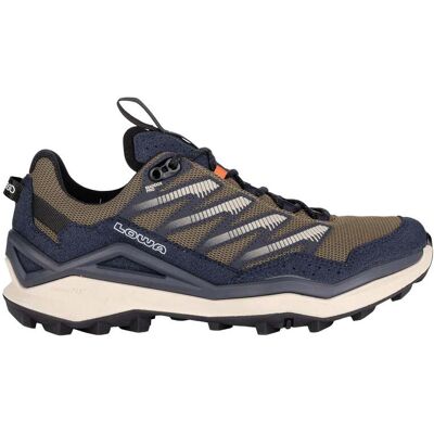 Lowa - Chaussures de randonnée journée - Maddox Pro Lo Navy/Olive pour Homme - Taille 43,5 - Publicité Lowa - Chaussures de randonnée journée - Maddox Pro Lo Navy/Olive pour Homme - Taille 43,5 - Publicité