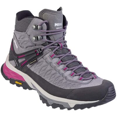 Meindl - Chaussures de randonnée journée en GORE-TEX - Top Trail Lady Mid GTX Grey/Magenta pour Femme en Cuir - Taille 39,5 - Gris - Publicité Meindl - Chaussures de randonnée journée en GORE-TEX - Top Trail Lady Mid GTX Grey/Magenta pour Femme en Cuir - Taille 39,5 - Gris - Publicité
