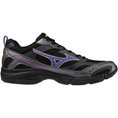 Mizuno - Chaussures lifestyle - S.L.MXR Black/Spring Crocus/Metallic Gray pour Homme en Cuir - Taille 8 UK - Noir - Publicité Mizuno - Chaussures lifestyle - S.L.MXR Black/Spring Crocus/Metallic Gray pour Homme en Cuir - Taille 8 UK - Noir - Publicité