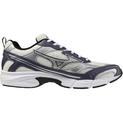 Mizuno - Chaussures lifestyle - S.L.MXR Snow White/Silver/Graystone en Cuir - Taille 8,5 UK - Violet - Publicité Mizuno - Chaussures lifestyle - S.L.MXR Snow White/Silver/Graystone en Cuir - Taille 8,5 UK - Violet - Publicité