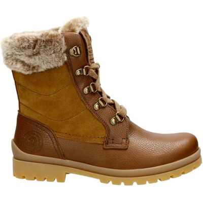 Panama Jack - Chaussures montantes fourrées - Tuscani B1 Napa Grass Cuero/Bark pour Femme en Cuir - Taille 36 - Marron - Publicité Panama Jack - Chaussures montantes fourrées - Tuscani B1 Napa Grass Cuero/Bark pour Femme en Cuir - Taille 36 - Marron - Publicité