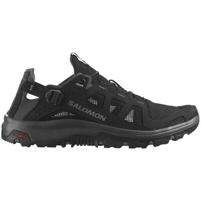 Salomon - Chaussures amphibies polyvalentes - Techamphibian 5 Black/Magnet/Monument pour Homme - Taille 41 1/3 - Noir - Publicité Salomon - Chaussures amphibies polyvalentes - Techamphibian 5 Black/Magnet/Monument pour Homme - Taille 41 1/3 - Noir - Publicité