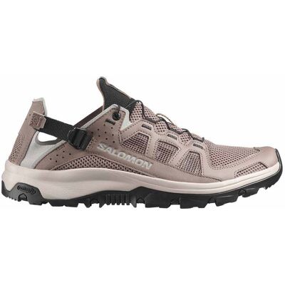 Salomon - Chaussures de randonnée journée - Techamphibian 5 Walnut/Wrought Iro pour Homme - Taille 46 2/3 - Beige - Publicité Salomon - Chaussures de randonnée journée - Techamphibian 5 Walnut/Wrought Iro pour Homme - Taille 46 2/3 - Beige - Publicité
