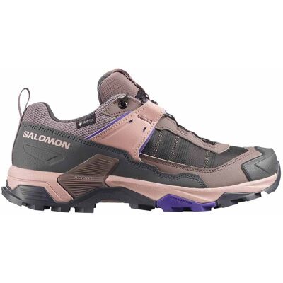 Salomon - Chaussures de randonnée journée en GORE-TEX - X Ultra 5 GTX W Iron/Shadow/Deep B pour Femme - Taille 39 1/3 - Rose - Publicité Salomon - Chaussures de randonnée journée en GORE-TEX - X Ultra 5 GTX W Iron/Shadow/Deep B pour Femme - Taille 39 1/3 - Rose - Publicité