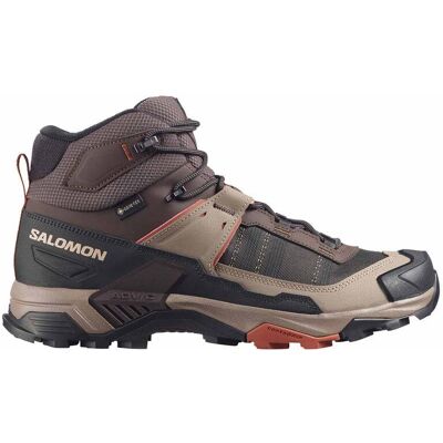 Salomon - Chaussures de randonnée journée en GORE-TEX - X Ultra 5 Mid GTX Blkcof/Walnut/A pour Homme - Taille 42 2/3 - Marron - Publicité Salomon - Chaussures de randonnée journée en GORE-TEX - X Ultra 5 Mid GTX Blkcof/Walnut/A pour Homme - Taille 42 2/3 - Marron - Publicité