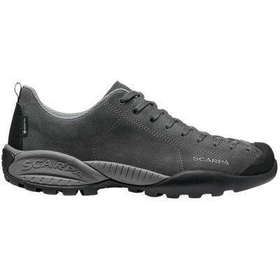 Scarpa - Chaussures en GORE-TEX - Mojito GTX Shark pour Homme en Cuir - Taille 44.5 - Gris - Publicité Scarpa - Chaussures en GORE-TEX - Mojito GTX Shark pour Homme en Cuir - Taille 44.5 - Gris - Publicité