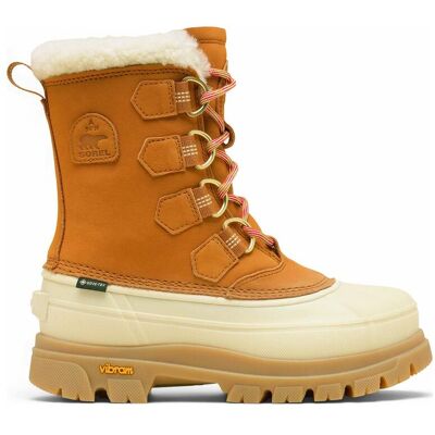 Sorel - Bottes chaudes et imperméables en GORE-TEX - Caribou Horizon GTX W Canyon Gold Honey White pour Femme en Cuir - Taille 40 - Marron - Publicité Sorel - Bottes chaudes et imperméables en GORE-TEX - Caribou Horizon GTX W Canyon Gold Honey White pour Femme en Cuir - Taille 40 - Marron - Publicité