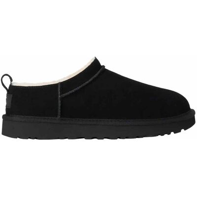 Ugg - Chaussons d'extérieur rembourrés - W Classic Micro Black pour Femme en Cuir - Taille 40 - Noir - Publicité Ugg - Chaussons d'extérieur rembourrés - W Classic Micro Black pour Femme en Cuir - Taille 40 - Noir - Publicité