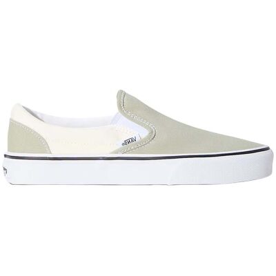 Vans - Chaussures de skate - Classic Slip-On Sage - Taille 38 - Vert - Publicité Vans - Chaussures de skate - Classic Slip-On Sage - Taille 38 - Vert - Publicité