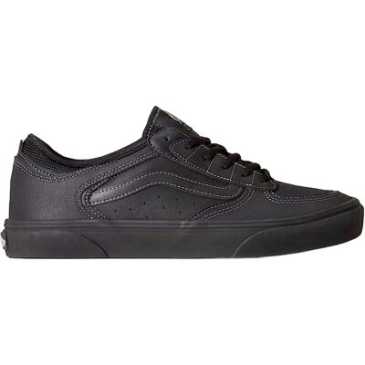 Vans - Chaussures de skate - Skate Rowley Black/Black pour Homme en Cuir - Taille 42 - Noir - Publicité Vans - Chaussures de skate - Skate Rowley Black/Black pour Homme en Cuir - Taille 42 - Noir - Publicité