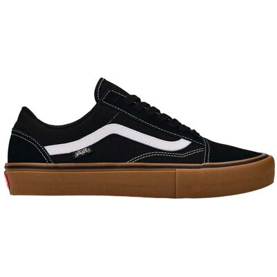 Vans - Chaussures de skate - Skate Old Skool Black Gum White pour Homme - Taille 43 - Noir - Publicité Vans - Chaussures de skate - Skate Old Skool Black Gum White pour Homme - Taille 43 - Noir - Publicité