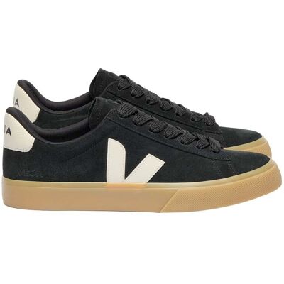 Veja Fair Trade - Sneakers en daim - Campo Black Pierre pour Homme - Taille 43 - Noir - Publicité Veja Fair Trade - Sneakers en daim - Campo Black Pierre pour Homme - Taille 43 - Noir - Publicité