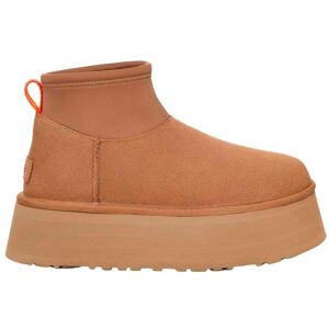 Ugg - Bottes - W Classic Mini Dipper Chestnut pour Femme - Taille 41 - Marron