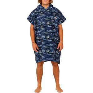 After Essentials - Poncho de bain - Japan Waves Midnight - Navy - Publicité After Essentials - Poncho de bain - Japan Waves Midnight - Navy - Publicité