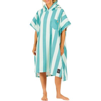 After Essentials - Poncho de bain - Swim Club Stripes Green - Publicité After Essentials - Poncho de bain - Swim Club Stripes Green - Publicité