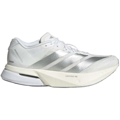 Adidas - Chaussures de running - Adizero Boston 13 W Core White/Metallic Silver/Dash Grey pour Femme - Taille 4,5 UK - Blanc - Publicité Adidas - Chaussures de running - Adizero Boston 13 W Core White/Metallic Silver/Dash Grey pour Femme - Taille 4,5 UK - Blanc - Publicité