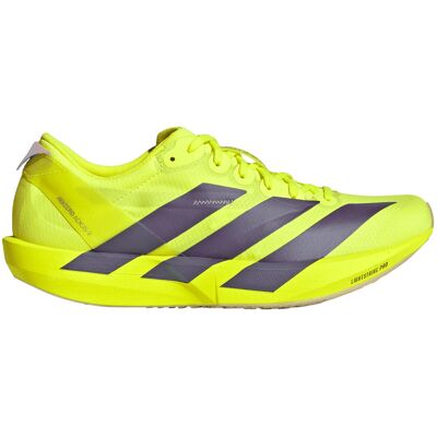 Adidas - Chaussures de running - Adizero Adios 9 W Solar Yellow/Aurora Plum/Powder Plum pour Femme - Taille 6 UK - Publicité Adidas - Chaussures de running - Adizero Adios 9 W Solar Yellow/Aurora Plum/Powder Plum pour Femme - Taille 6 UK - Publicité