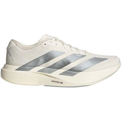 Adidas - Chaussures de running - Adizero Evo SL Woven M Chalk White/Chalk White/Halo Silver pour Homme - Taille 45 1/3 - Blanc - Publicité Adidas - Chaussures de running - Adizero Evo SL Woven M Chalk White/Chalk White/Halo Silver pour Homme - Taille 45 1/3 - Blanc - Publicité