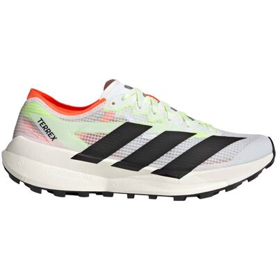 Adidas - Chaussures de trail - Terrex Agravic Speed 2 M Cloud White/Core Black/Semi Impact Orange pour Homme - Taille 43 1/3 - Blanc - Publicité Adidas - Chaussures de trail - Terrex Agravic Speed 2 M Cloud White/Core Black/Semi Impact Orange pour Homme - Taille 43 1/3 - Blanc - Publicité