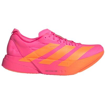 Adidas - Chaussures de running - Adizero Adios Pro 4 M Lucid Pink pour Homme - Taille 42 - Rose - Publicité Adidas - Chaussures de running - Adizero Adios Pro 4 M Lucid Pink pour Homme - Taille 42 - Rose - Publicité