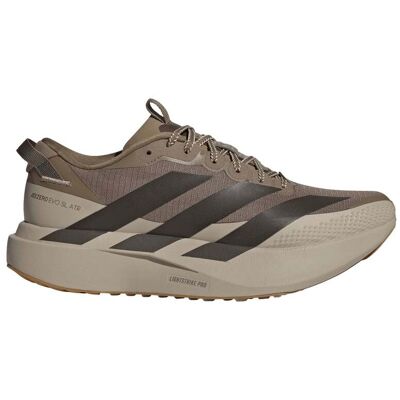 Adidas - Chaussures de running - Adizero Evo SL Atr M Khaki Six pour Homme - Taille 45 1/3 - Marron - Publicité Adidas - Chaussures de running - Adizero Evo SL Atr M Khaki Six pour Homme - Taille 45 1/3 - Marron - Publicité