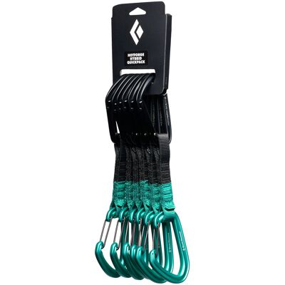 Black Diamond - Pack de 6 dégaines d'escalade - Hotforge Hybrid Quickpack 12 Cm Clean Green - Vert - Publicité Black Diamond - Pack de 6 dégaines d'escalade - Hotforge Hybrid Quickpack 12 Cm Clean Green - Vert - Publicité