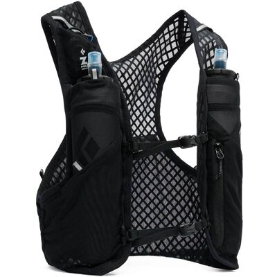 Black Diamond - Gilet de trail - Distance 2 Black en Nylon - Taille L - Noir - Publicité Black Diamond - Gilet de trail - Distance 2 Black en Nylon - Taille L - Noir - Publicité