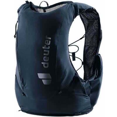 Deuter - Gilet de trail/running - Traick 9 Black pour Homme - Taille L - Noir - Publicité Deuter - Gilet de trail/running - Traick 9 Black pour Homme - Taille L - Noir - Publicité