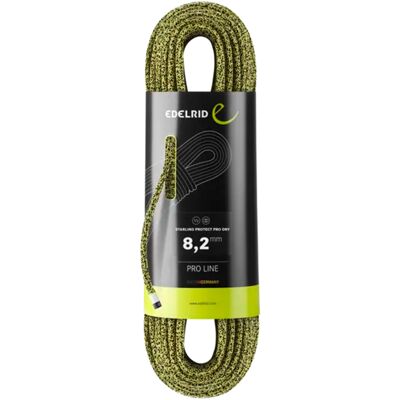 Edelrid Starling Protect Pro Dry 8,2 mm - Jaune / Nuit Demi Corde - Publicité Edelrid Starling Protect Pro Dry 8,2 mm - Jaune / Nuit Demi Corde - Publicité
