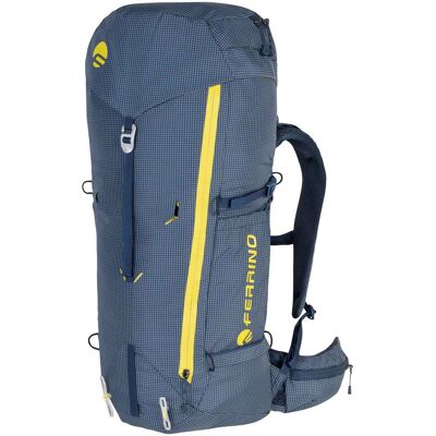 Ferrino - Grand sac à dos d'alpinisme - Summit 48+5 Blue en Nylon - Bleu - Publicité Ferrino - Grand sac à dos d'alpinisme - Summit 48+5 Blue en Nylon - Bleu - Publicité