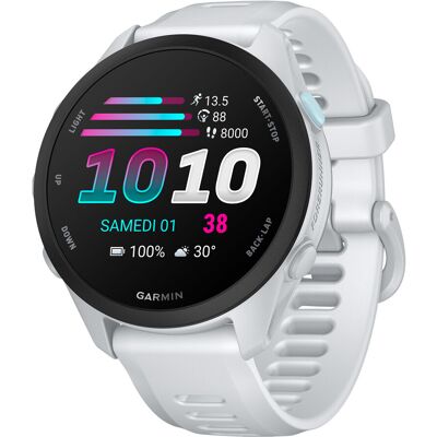 Garmin - Montre GPS - Forerunner 70 Blanc en Silicone - Publicité Garmin - Montre GPS - Forerunner 70 Blanc en Silicone - Publicité