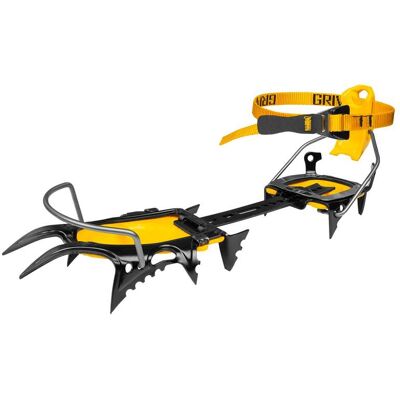 Grivel - Crampons d'alpinisme - Air Tech LT - Taille Auto/Semi-auto - Jaune - Publicité Grivel - Crampons d'alpinisme - Air Tech LT - Taille Auto/Semi-auto - Jaune - Publicité