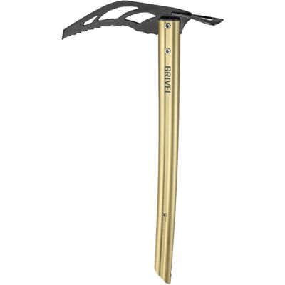 Grivel - Piolet d'alpinisme et de ski de randonnée - Ghost Safari en Aluminium - Taille 45 cm - Or - Publicité Grivel - Piolet d'alpinisme et de ski de randonnée - Ghost Safari en Aluminium - Taille 45 cm - Or - Publicité