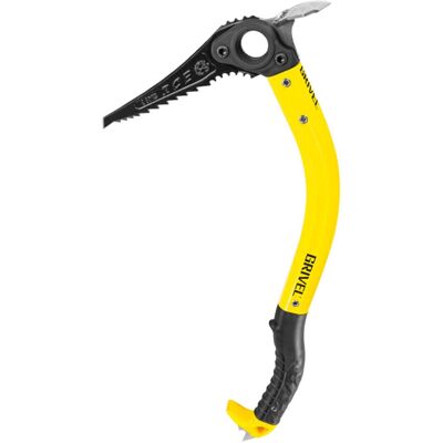 Grivel - Piolet de cascade de glace - North Machine en Aluminium - Jaune - Publicité Grivel - Piolet de cascade de glace - North Machine en Aluminium - Jaune - Publicité