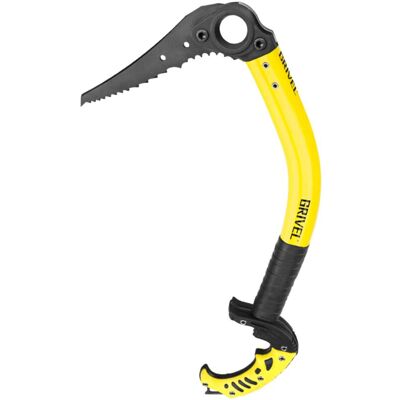 Grivel - Piolet de cascade de glace et de dry tooling - Tech Machine Total Ice en Aluminium - Jaune - Publicité Grivel - Piolet de cascade de glace et de dry tooling - Tech Machine Total Ice en Aluminium - Jaune - Publicité