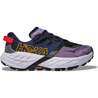 Hoka - Chaussures de trail - Speedgoat 7 W Berry Jam/Starlight Glow pour Femme - Taille 42 - Violet - Publicité Hoka - Chaussures de trail - Speedgoat 7 W Berry Jam/Starlight Glow pour Femme - Taille 42 - Violet - Publicité