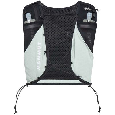 Mammut - Gilet de trail - Aenergy Trail Vest 12 Silver Sage/Black - Taille S - Gris - Publicité Mammut - Gilet de trail - Aenergy Trail Vest 12 Silver Sage/Black - Taille S - Gris - Publicité