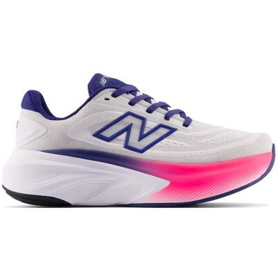 New Balance - Chaussures de running - More V6 W Reflection/Blue Oyster/Pink Heat pour Femme - Taille 37,5 - Blanc - Publicité New Balance - Chaussures de running - More V6 W Reflection/Blue Oyster/Pink Heat pour Femme - Taille 37,5 - Blanc - Publicité