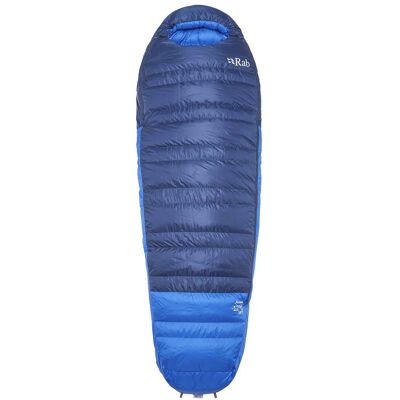 Rab - Sac de couchage de bivouac/trekking - Ascent -12C / 10F Tempest Blue/Maya Blue - Taille Gauche - Bleu - Publicité Rab - Sac de couchage de bivouac/trekking - Ascent -12C / 10F Tempest Blue/Maya Blue - Taille Gauche - Bleu - Publicité