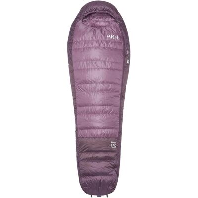 Rab - Sac de couchage de bivouac/trekking - Alpine -6C / 20F Wmns Iris/Dark Iris - Taille Gauche - Violet - Publicité Rab - Sac de couchage de bivouac/trekking - Alpine -6C / 20F Wmns Iris/Dark Iris - Taille Gauche - Violet - Publicité